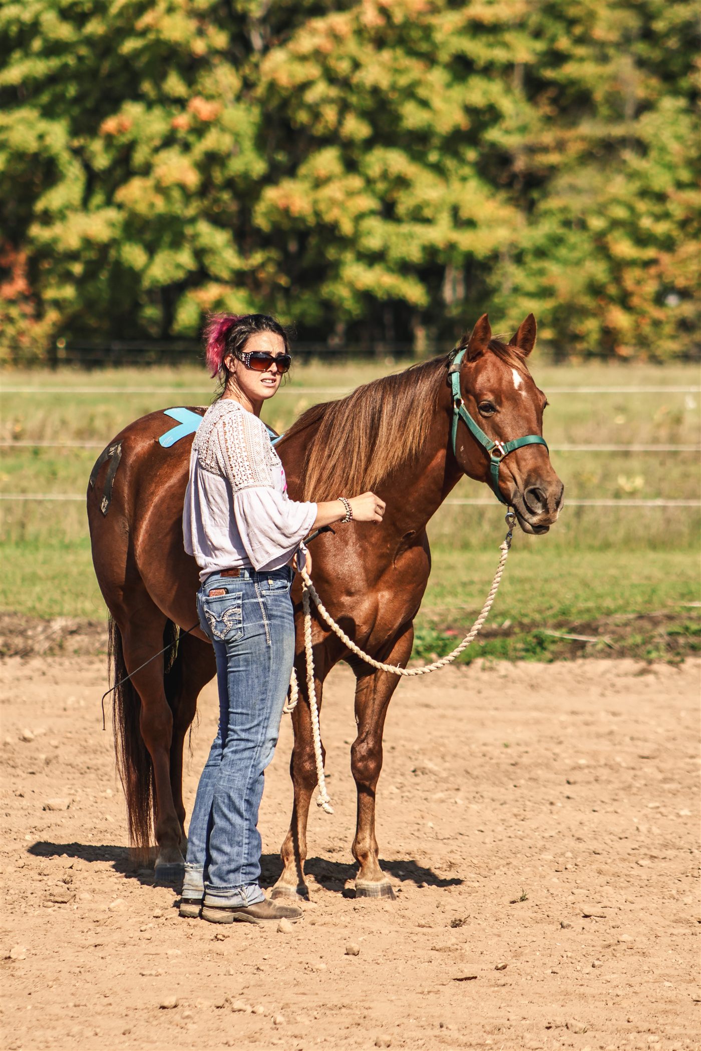 Shayna with horse