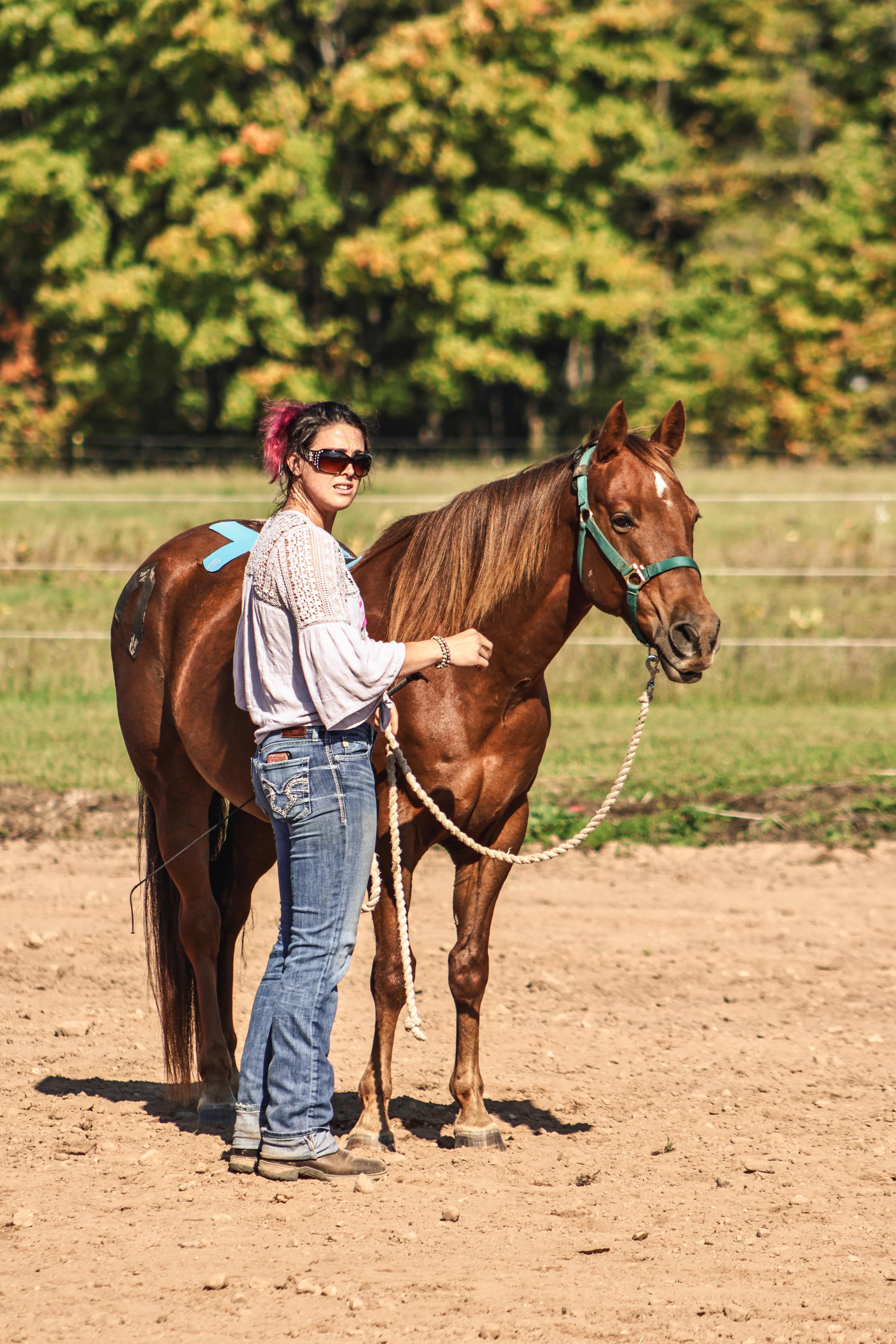 Shayna with horse
